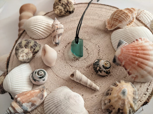 Small sea glass necklace