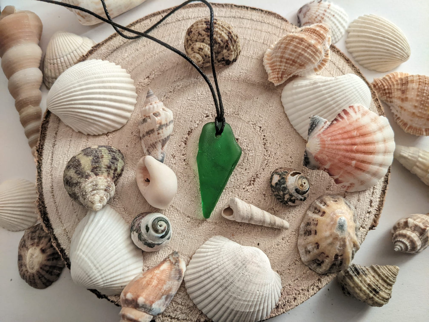 Medium sea glass necklace