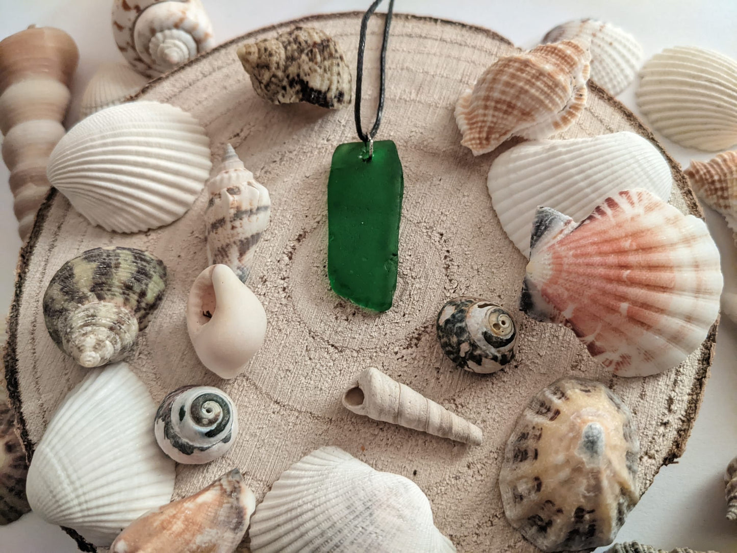 Medium sea glass necklace