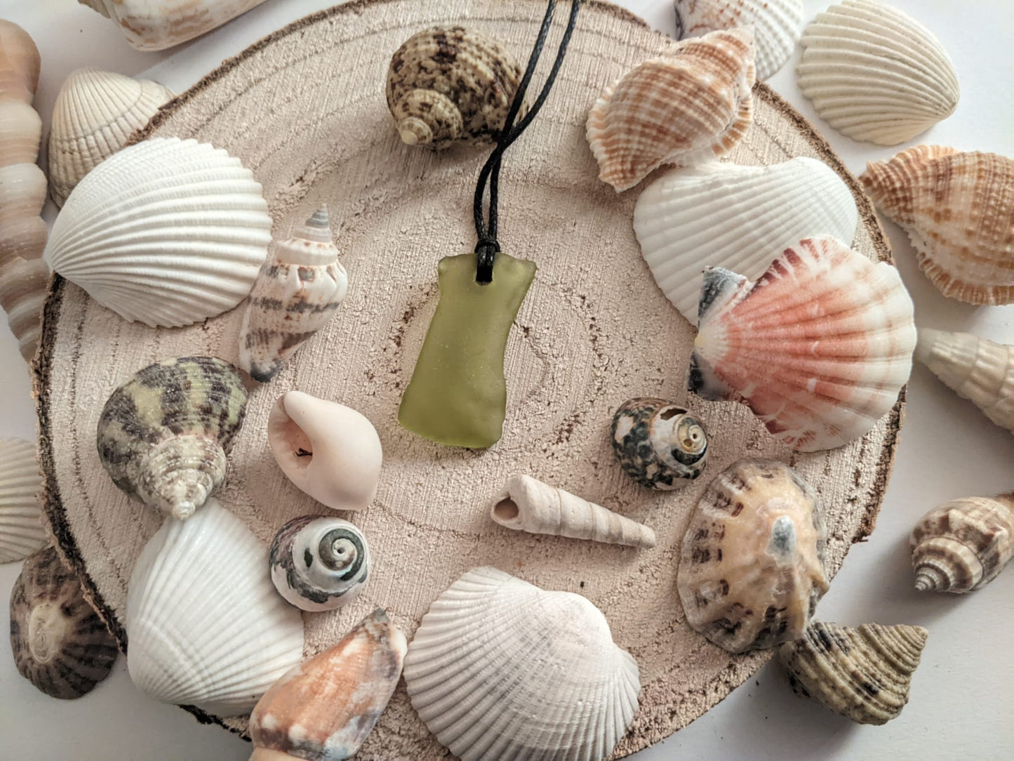 Medium sea glass necklace